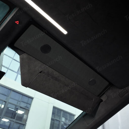 Upper Front Windshield Sunshade Mesh Sun Visor for Cybertruck (2 Pcs) - Image 8