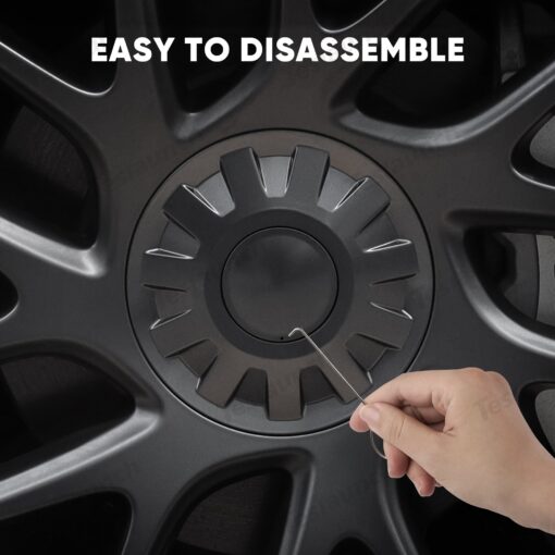 Wheel Hub Caps Center Cover for 2024+ Model 3 Highland 18 Inch Photon Wheel (4 PCS) - Image 4