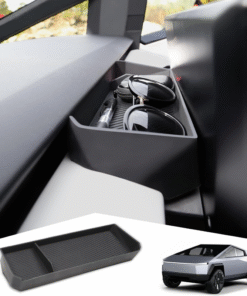Silicone Center Console Behind Screen Storage Box for Cybertruck