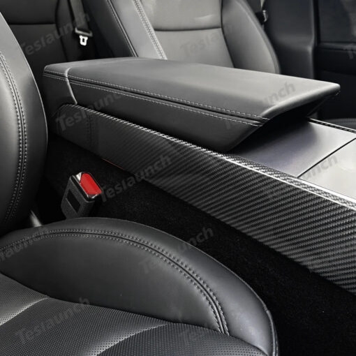 [Real Carbon Fiber] Center Console Side Interior Trim Panel for Tesla Model Y Juniper 2025+ - Image 8