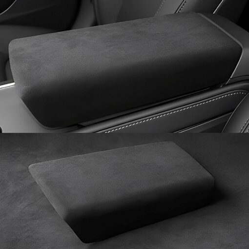 Alcantara Armrest Cover For Tesla Model 3/Y (2017-2024) - Image 5