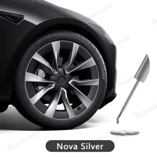 Wheel Rims Touch Up Paint for Tesla 2024 Model 3 Highland - DIY Curb Rash Repair with Color-matched Touch Up Paint - Image 2