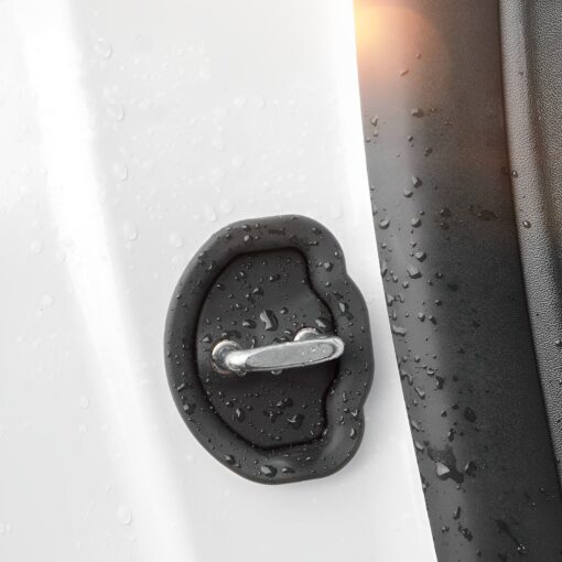 Noise Reduction Door Latch Lock Cover for Tesla Model 3/Y (4 Pcs) - Image 6