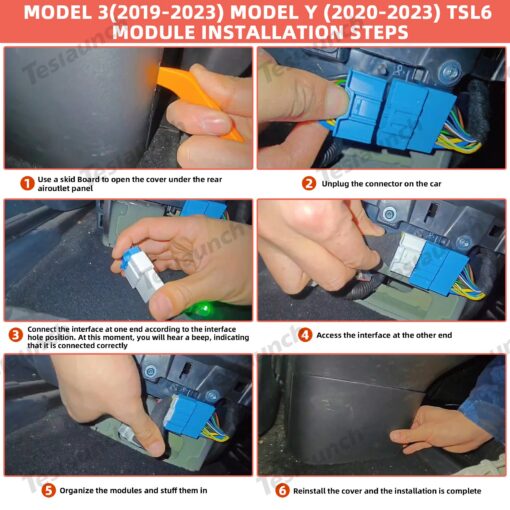 Autopilot Nag Elimination Module TSL6 Upgraded Version for Tesla Model 3(2019-2024) Model Y (2020-2025) - Image 6