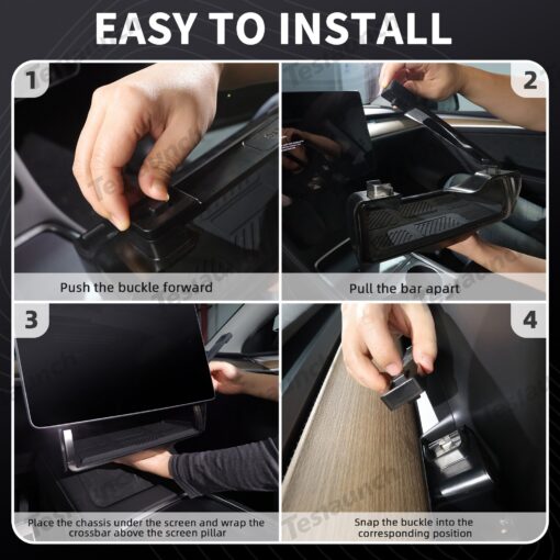 Model 3/Y Hidden Foldable Central Control Screen Lower Storage Box for Tesla - Image 16