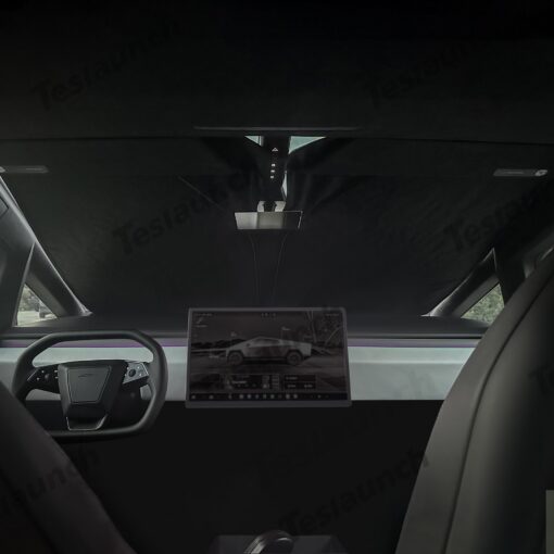 Front Windshield Sunshade Sun Visor for Tesla Cybertruck - Image 2