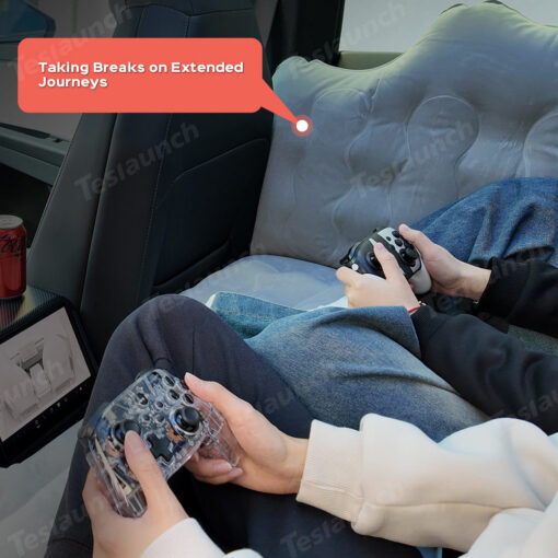 Inflatable Rear Seat Camping Air Mattress for Tesla Cybertruck - Image 4