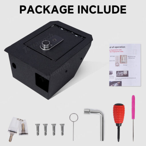 Anti-Theft Center Console Safe Lockbox for Tesla Cybertruck - Image 10