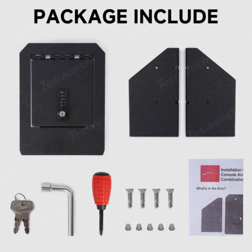 Anti-Theft Center Console Safe Lockbox for Tesla Cybertruck - Image 11