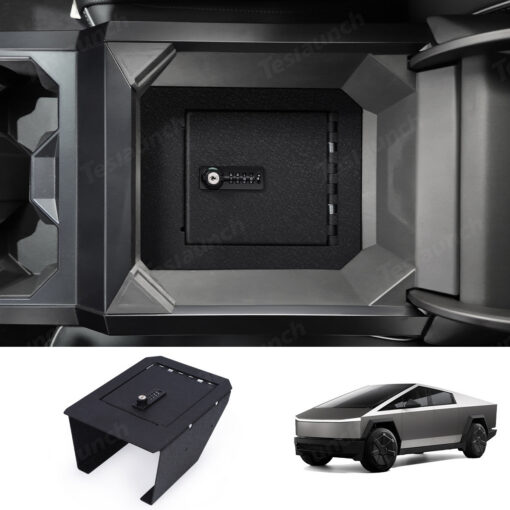 Anti-Theft Center Console Safe Lockbox for Tesla Cybertruck - Image 14