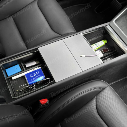 Center Console Organizer and Armrest Box for Tesla Model Y Juniper 2025+ - Image 8