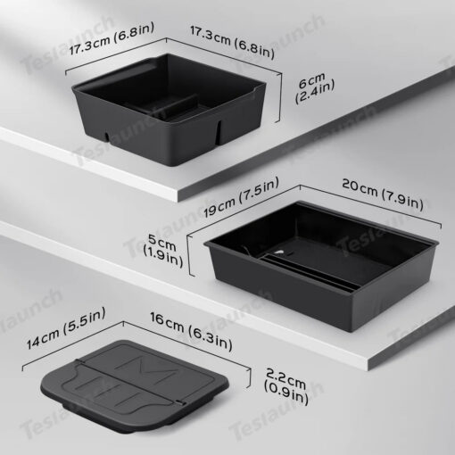 Center Console Organizer and Armrest Box for Tesla Model Y Juniper 2025+ - Image 4