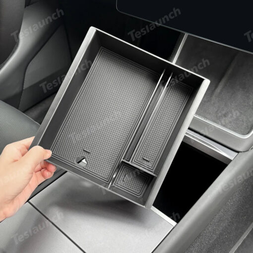 Center Console Organizer and Armrest Box for Tesla Model Y Juniper 2025+ - Image 5