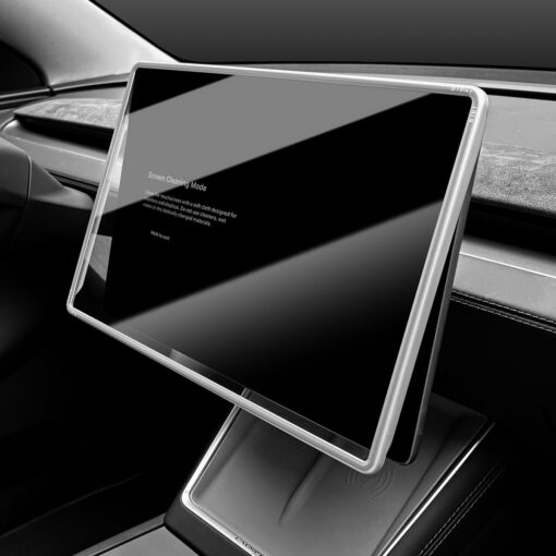 All-in-One Central Screen Tempered Glass & Frame Cover for Tesla Model Y Juniper 2025+ - Image 16