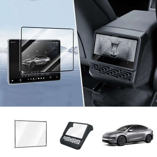 All-in-One Central Screen Tempered Glass & Frame Cover for Tesla Model Y Juniper 2025+ - Image 18