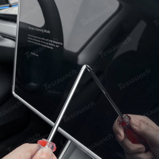 All-in-One Central Screen Tempered Glass & Frame Cover for Tesla Model Y Juniper 2025+ - Image 12