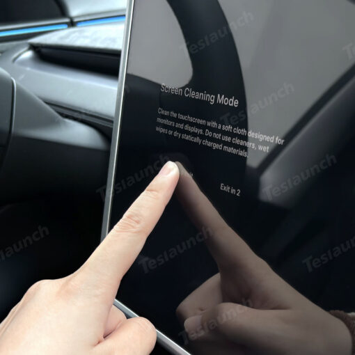 All-in-One Central Screen Tempered Glass & Frame Cover for Tesla Model Y Juniper 2025+ - Image 8