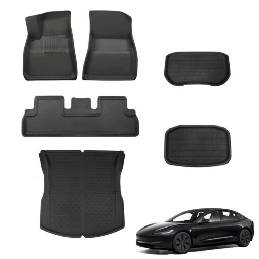 All Weather Floor Mats For Tesla 2024 Model 3 Highland - Image 10