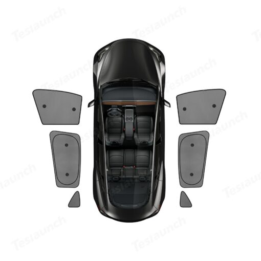 Model Y Mesh Side Window Sunshade - Whole Car Sun Visor (2020-2025) - Image 4