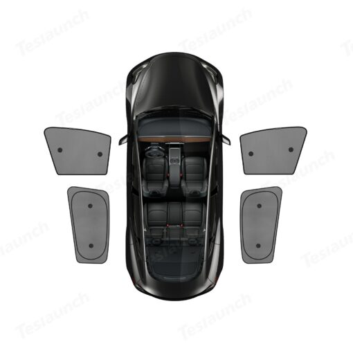 Model Y Mesh Side Window Sunshade - Whole Car Sun Visor (2020-2025) - Image 2