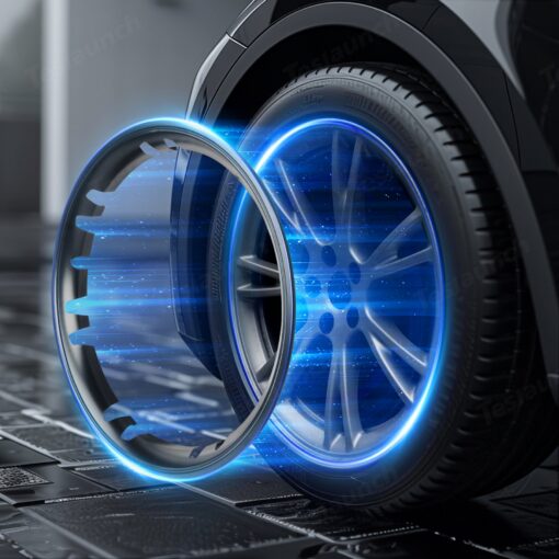 All-in-one Tesla Wheel Rim Protector for Tesla Model Y 20'' Induction Wheel and Model Y 21'' Uberturbine Wheel - Image 30