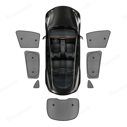 Model Y Mesh Side Window Sunshade - Whole Car Sun Visor (2020-2025) - Image 5