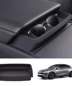 Center Console Armrest Sunglasses Storage Box for New Tesla Model Y Juniper 2025+