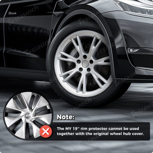 All-in-one Tesla Wheel Rim Protector for Tesla Model Y 20'' Induction Wheel and Model Y 21'' Uberturbine Wheel - Image 6
