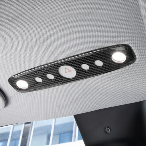 [Real Carbon Fiber] Reading Light Cover for Tesla Model Y Juniper 2025+ - Image 9