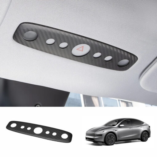 [Real Carbon Fiber] Reading Light Cover for Tesla Model Y Juniper 2025+ - Image 11