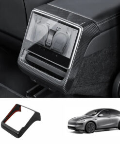 [Real Carbon Fiber] Rear AC Vent Cover for Tesla Model Y Juniper 2025+