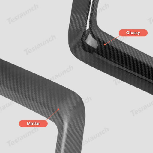 [Real Carbon Fiber] Rear AC Vent Cover for Tesla Model Y Juniper 2025+ - Image 4