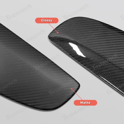 [Real Carbon Fiber] Steering Wheel V-Cover for Tesla Model Y Juniper 2025+ - Image 4
