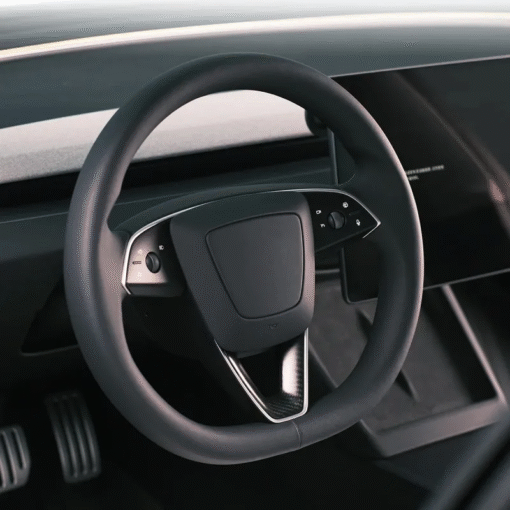 [Real Carbon Fiber] Steering Wheel V-Cover for Tesla Model Y Juniper 2025+ - Image 8