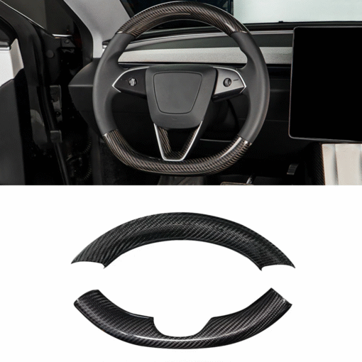 [Real Carbon Fiber] Steering Wheel Caps Cover for Tesla Model Y Juniper 2025+ - Image 10