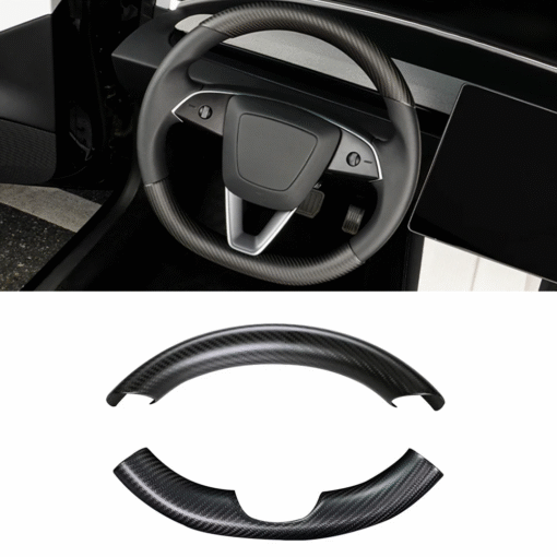[Real Carbon Fiber] Steering Wheel Caps Cover for Tesla Model Y Juniper 2025+ - Image 11