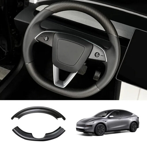 [Real Carbon Fiber] Steering Wheel Caps Cover for Tesla Model Y Juniper 2025+ - Image 12