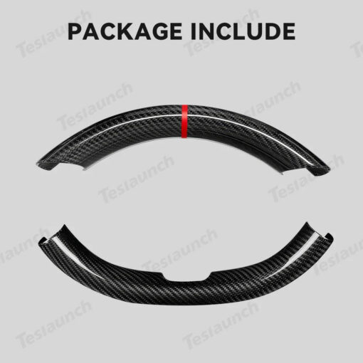[Real Carbon Fiber] Steering Wheel Caps Cover for Tesla Model Y Juniper 2025+ - Image 15