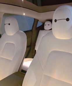 Model 3/Y/S/X/Cybertruck Baymax Headrest Stickers Decoration Sticker for Tesla(4 PCS)