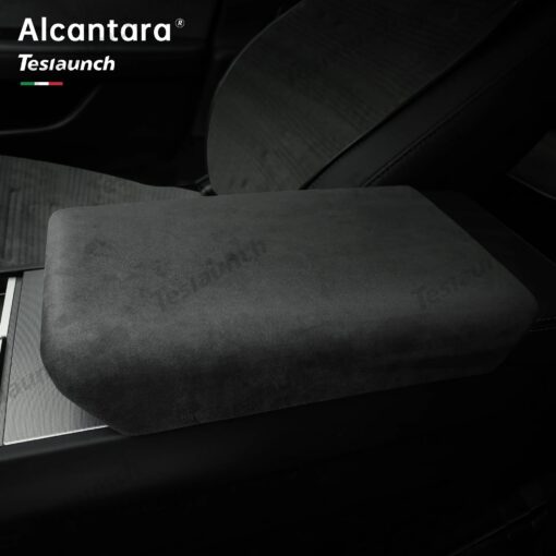 Alcantara Armrest Cover For Tesla Model 3/Y (2017-2024) - Image 7