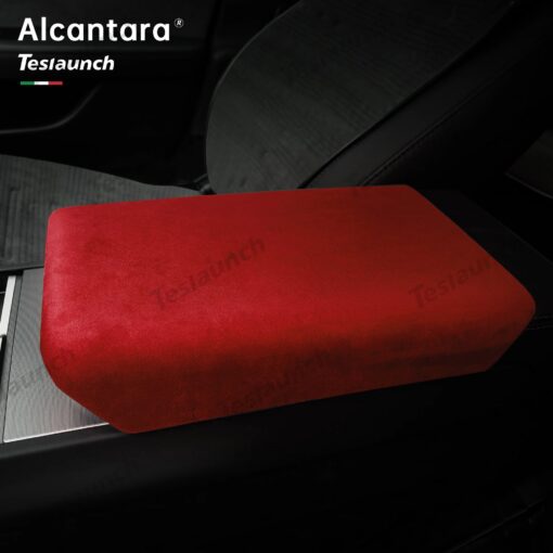 Alcantara Armrest Cover For Tesla Model 3/Y (2017-2024) - Image 8