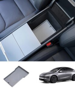 Silicone Console Armrest Box Lower Storage Tray for Tesla Model Y Juniper 2025+