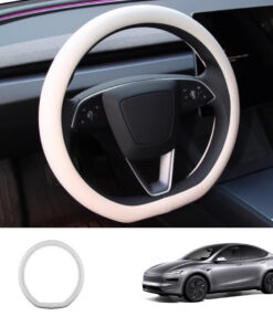 Premium Ventilated Steering Wheel Cover for Tesla Model Y Juniper 2025+