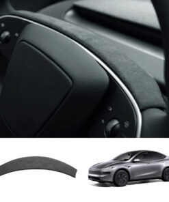 Alcantara Steering Wheel Strip Cover for Tesla Model Y Juniper 2025+
