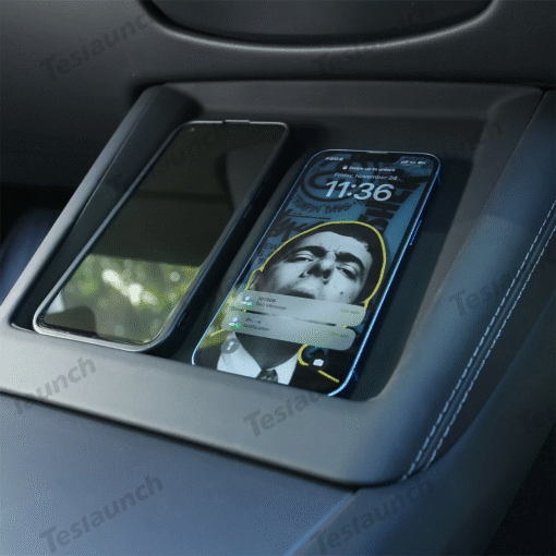 Wireless Charging Anti-Slip Protective Mat for Tesla Model Y Juniper 2025+ - Image 3