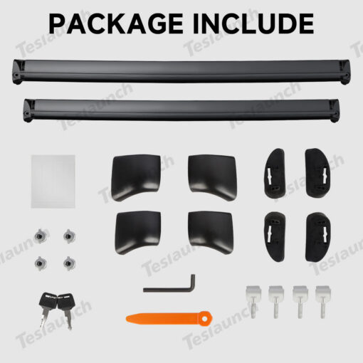 Anti-Theft Aluminum Roof Rack Cargo Cross Bars for Tesla Model Y Juniper 2025+ (Set of 2) - Image 6