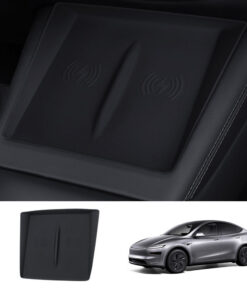 Center Control Silicone Pad Wireless Charging Anti-Slip Protective Mat for Tesla Model Y Juniper 2025+