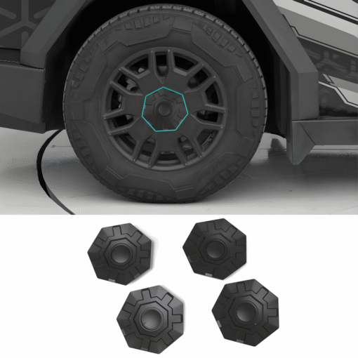 Heptagonal Center Hub Caps Lug Nut Covers for Cybertruck (4 Pcs) - Image 8