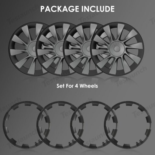 All-in-one Tesla Wheel Rim Protector for Tesla Model Y 20'' Induction Wheel and Model Y 21'' Uberturbine Wheel - Image 12