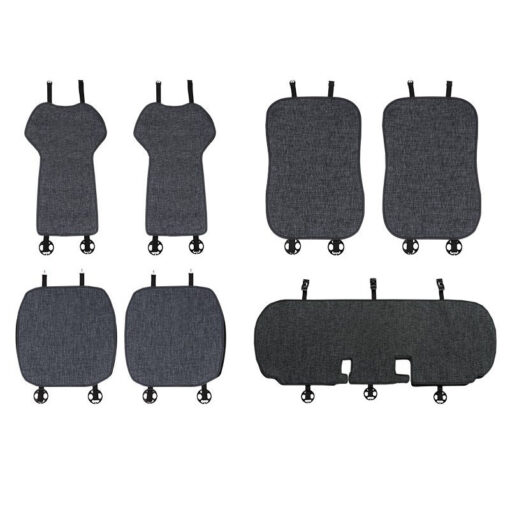 Comfortable and Breathable Cotton and Linen Cushion for Tesla Model 3 and Model Y - Image 5